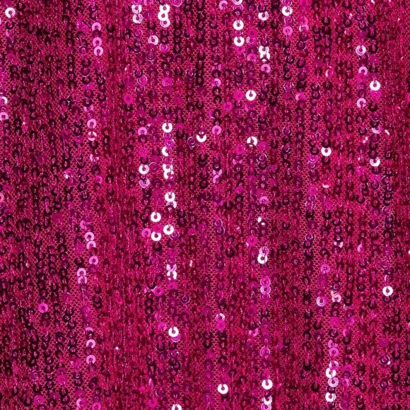 MAJORELLE Nyx Dress In Hot Pink Sequin - Picture 4 of 6